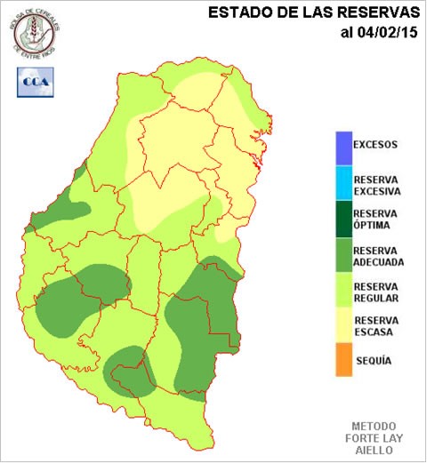 Mapa de reservas