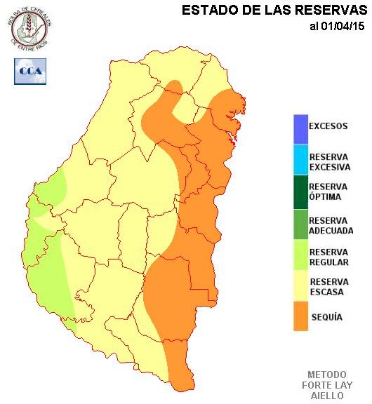 Mapa de reservas