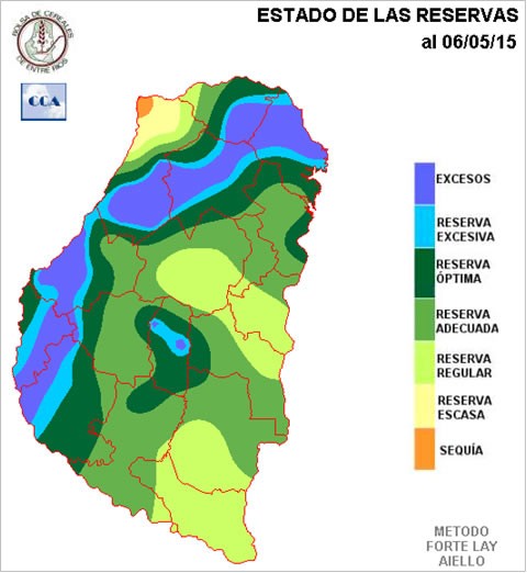 Mapa de reservas