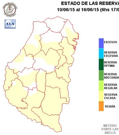 Mapa de precipitaciones