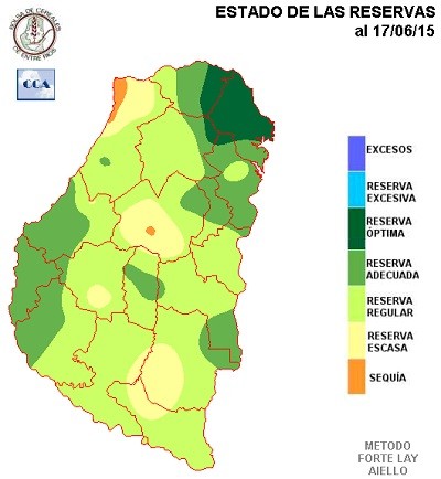 Mapa de reservas