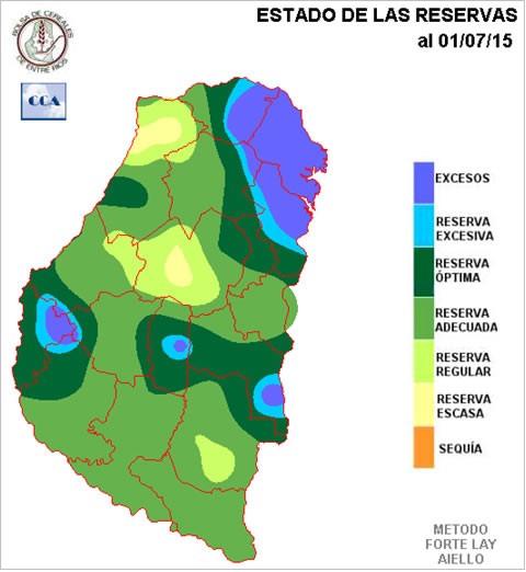 Mapa de reservas