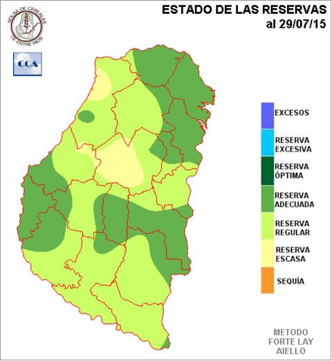 Mapa de reservas