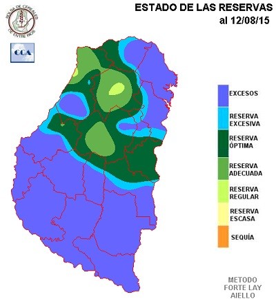 Mapa de reservas