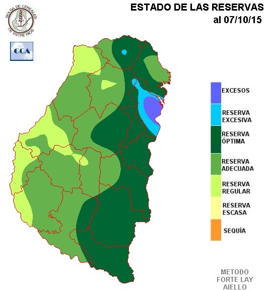 Mapa de reservas