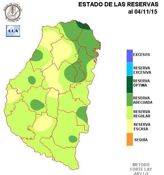 Mapa de reservas