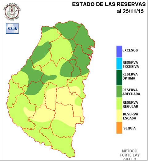 Mapa de reservas