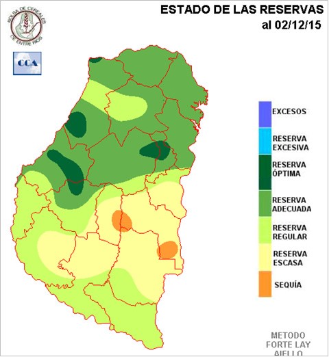 Mapa de reservas