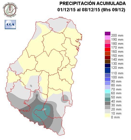 Mapa de precipitaciones