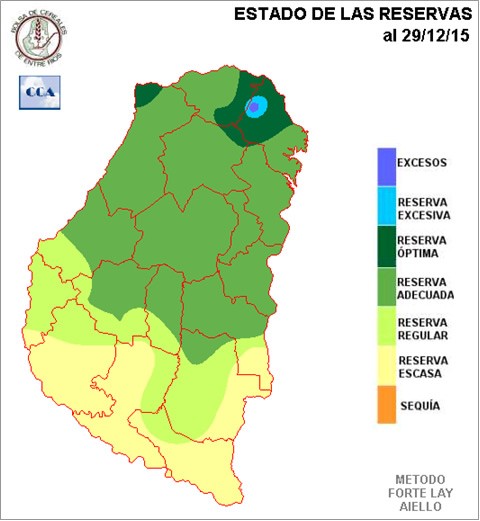 Mapa de reservas