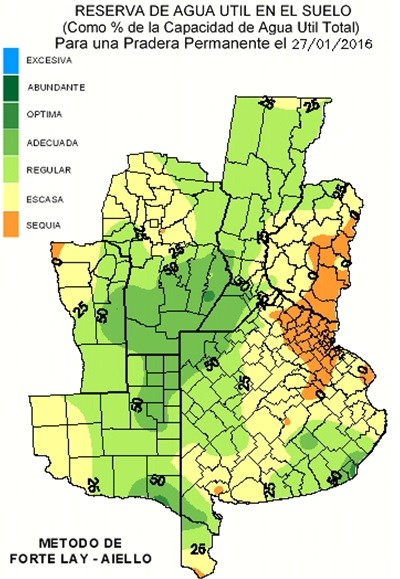 Mapa de precipitaciones