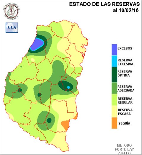 Mapa de reservas