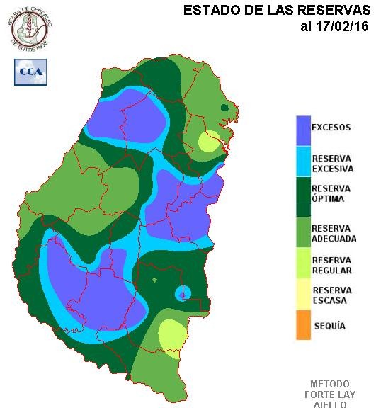 Mapa de reservas