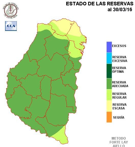 Mapa de reservas