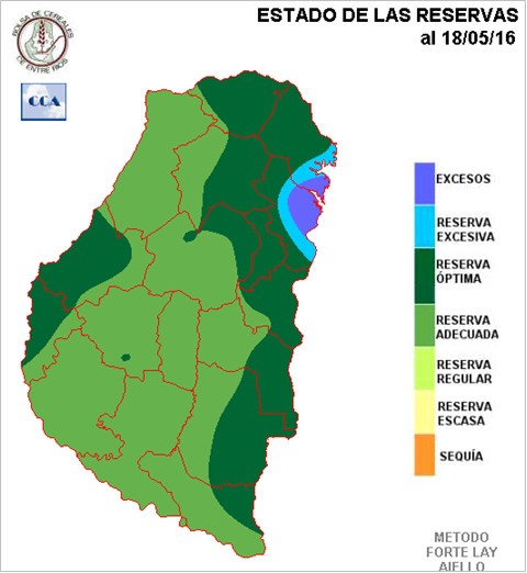 Mapa de reservas