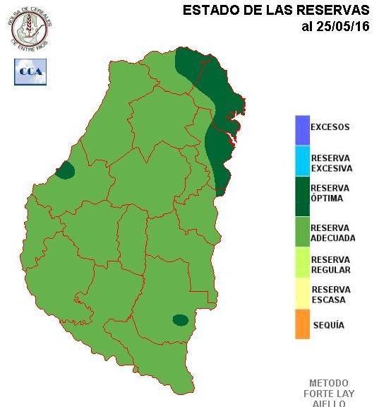 Mapa de reservas