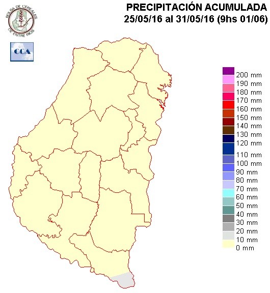 Mapa de precipitaciones