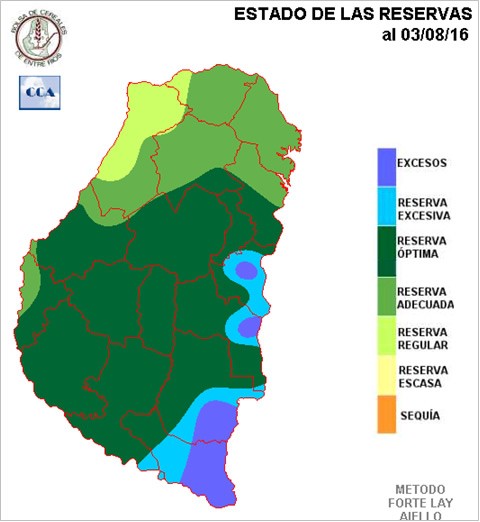 Mapa de reservas