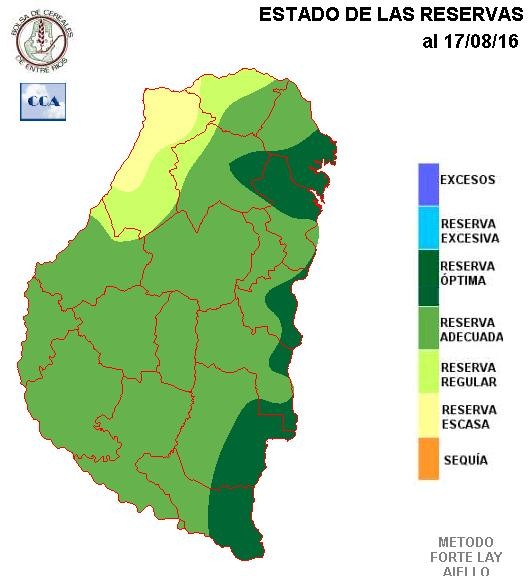 Mapa de reservas