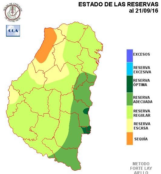 Mapa de reservas