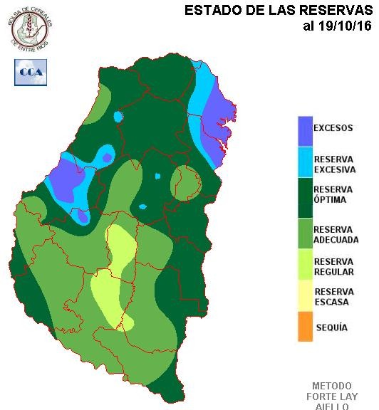 Mapa de reservas