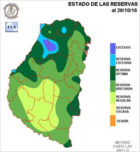 Mapa de reservas