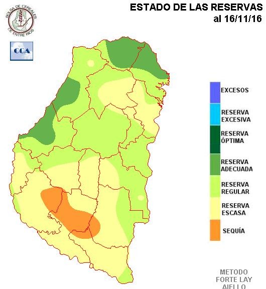 Mapa de reservas