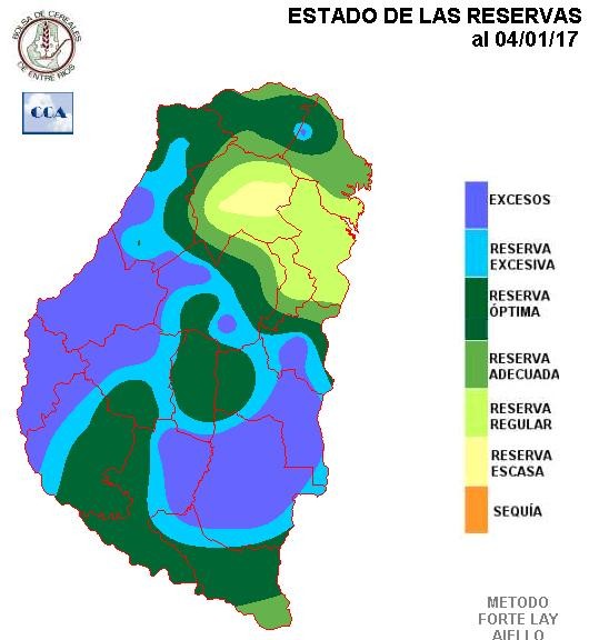 Mapa de reservas