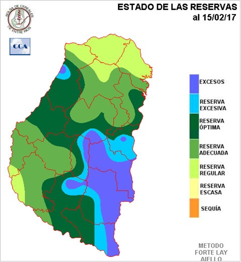 Mapa de reservas