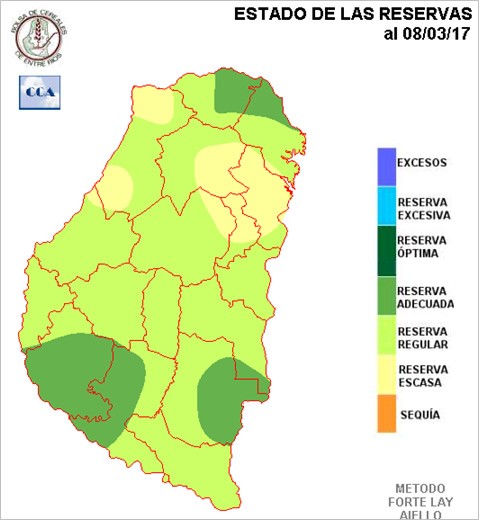 Mapa de reservas