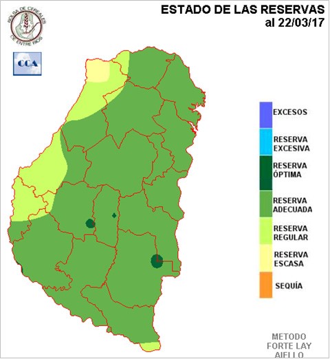 Mapa de reservas