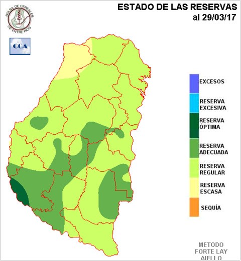 Mapa de reservas