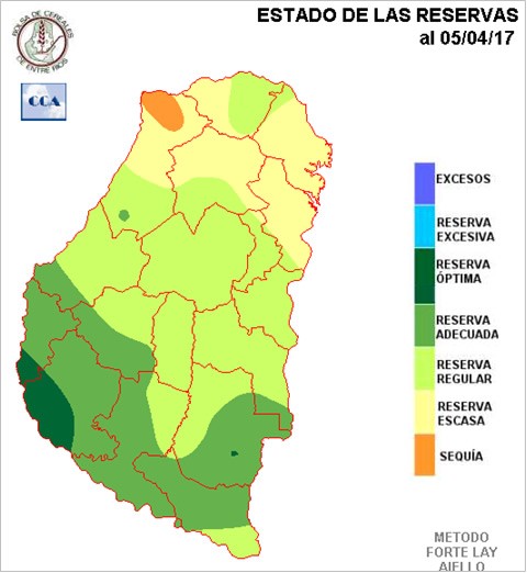 Mapa de reservas