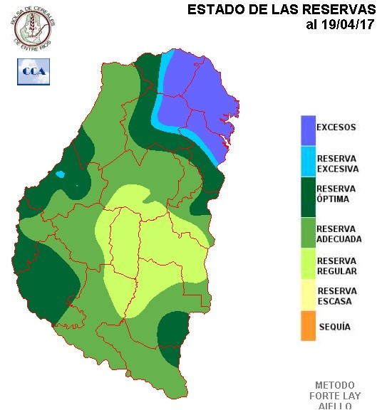 Mapa de reservas