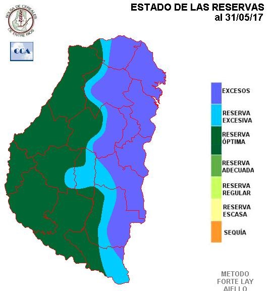 Mapa de reservas