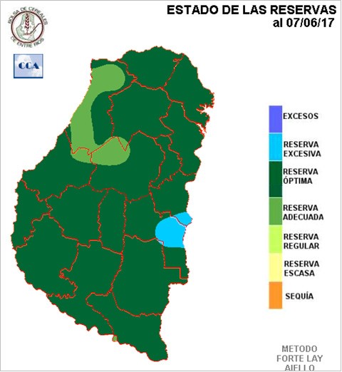 Mapa de reservas