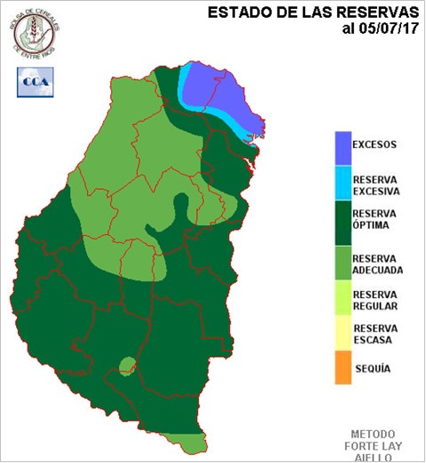 Mapa de reservas