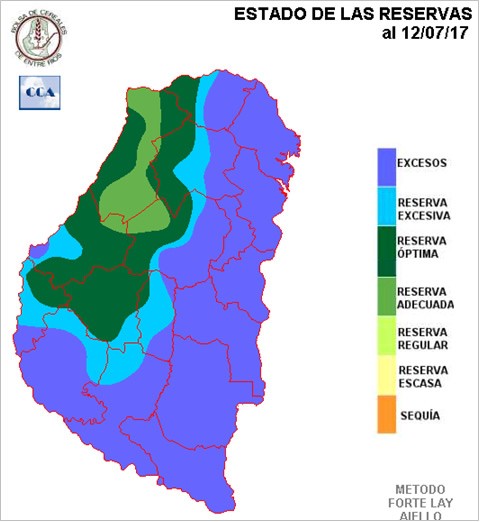 Mapa de reservas