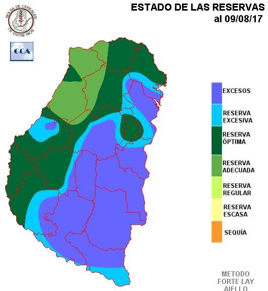 Mapa de reservas