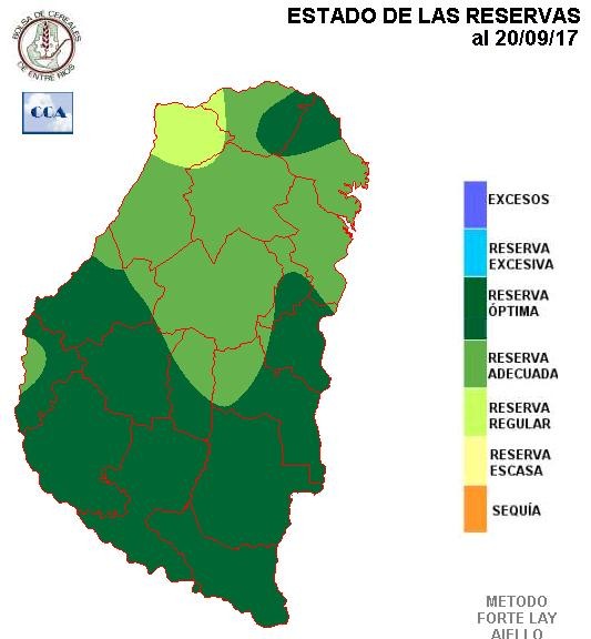 Mapa de reservas