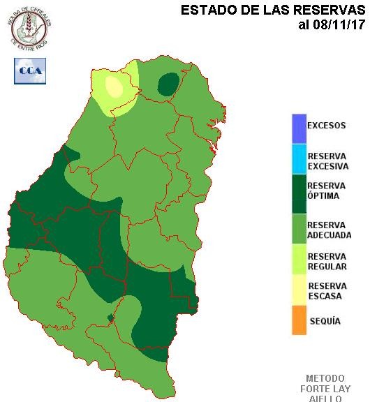 Mapa de reservas