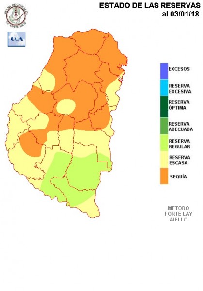 Mapa de reservas