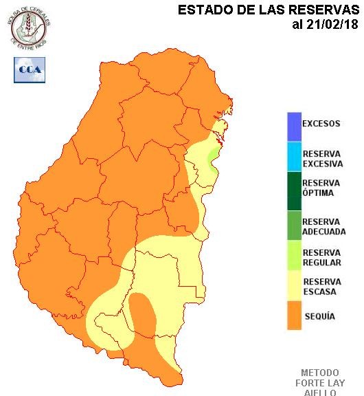 Mapa de reservas