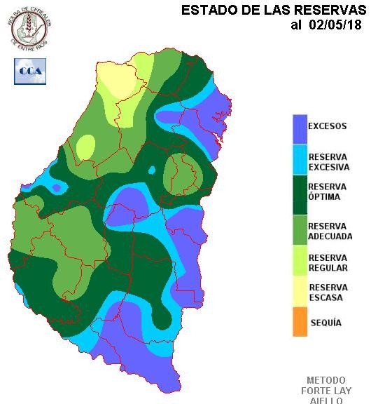 Mapa de reservas