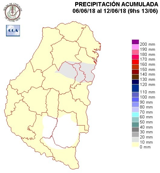 Mapa de precipitaciones