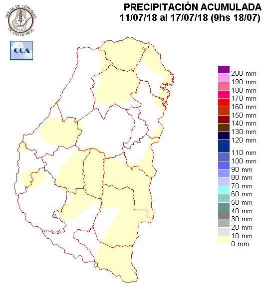 Mapa de precipitaciones