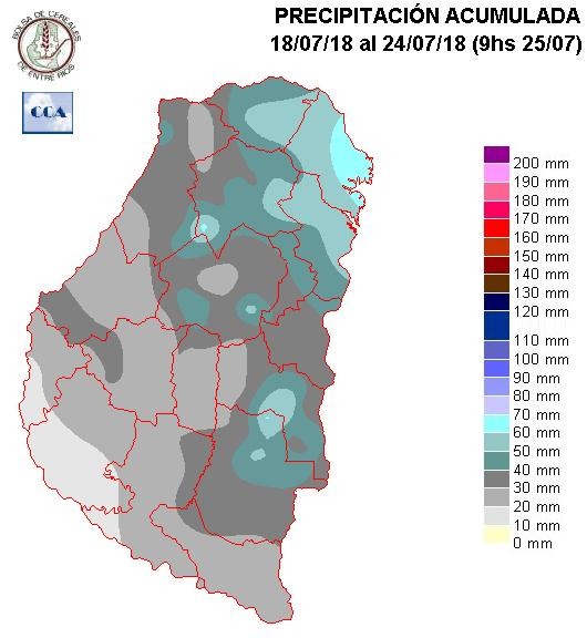 Mapa de precipitaciones