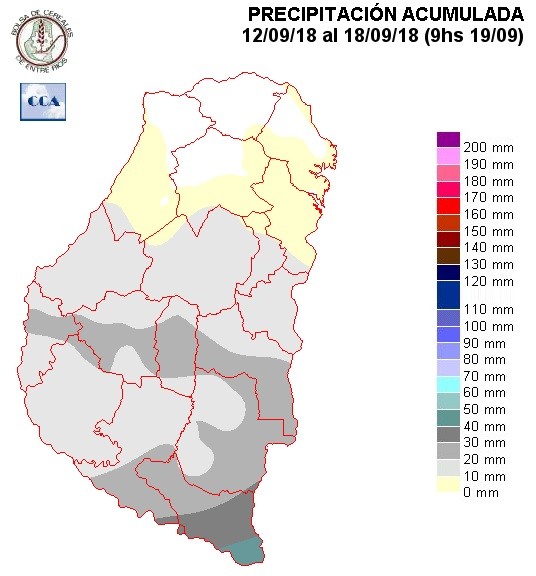 Mapa de precipitaciones