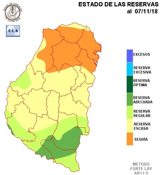 Mapa de reservas