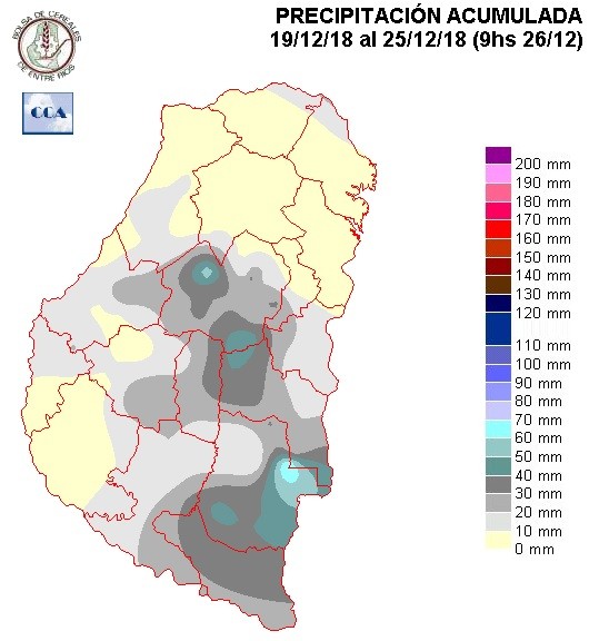 Mapa de precipitaciones